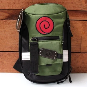 Hot Topic Naruto Shippuden Kakashi Sling Crossbody Bag Anime Ninja Bioworld NWT - Picture 1 of 7
