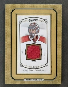 Carey Price 2015-16 Upper Deck Champs Mini Relics Framed #MJ-CP - Picture 1 of 2