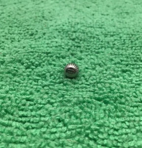 Genuine TAG HEUER Crown 5.25mm Steel T.10, CAV-5023, 068254, S-1135 NOS - Picture 1 of 4