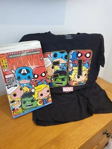 Camisetas Funko Pop. Camiseta Marvel 80 años talla M - Imagen 1 de 3