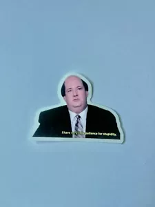 Very Little Patients For Stupidity Sticker(FREE SHIPPING) - Picture 1 of 2