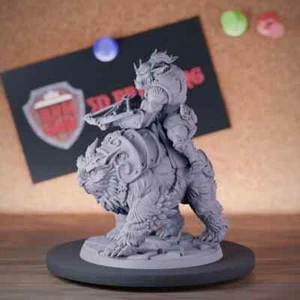 Bugbear Arquero Merodeador Miniatura Búho Mazmorras y Dragones Mini DnD 5e TTRPG - Imagen 1 de 8