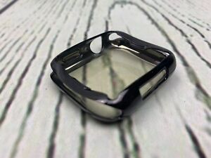 Case Compatible with Watch 44mm Black Silicone