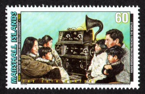 MARSHALL ISLANDS,SCOTT # 654-A, RADIO BROADCASTING REACHES THE WORLD IN 1920's - Picture 1 of 1