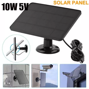 10W Solarpanel Solar Cells Charger für Drahtlose Überwachungskamera im Freien - Bild 1 von 12