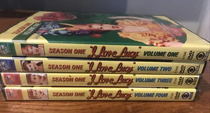 I Love Lucy Season 1 DVD Collection Lot Lucille Ball VOLUMES 1-4 Full Screen! - Picture 1 of 10