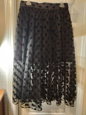 Юбка оверлейная New York & Co. в горошек - Изображение 1 из 4