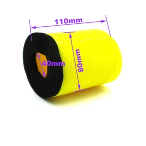 Yellow Air Filter Cleaner For Suzuki Quadrunner 250 King Quad 300 1987-2002 ATV - Picture 1 of 8