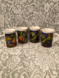 Nickelodeon Teenage Mutant Ninja Turtles Mugs Set of 4 TMNT New w/o Box - Picture 1 of 8