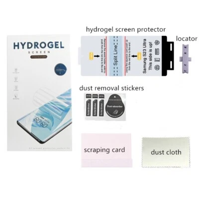 Invisible Artifact Hydrogel Film, HD Screen Protector For Samsung S24 S23+ Ultra - Image 1 of 4