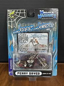 Muscle Machines Jesse James Blue Card Penny Saved Motorcycle JJ04-31-06 - Picture 1 of 6