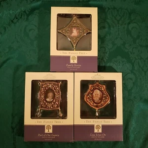 3 Hallmark Family Tree Photo Beaded Frames Family Stories Love Lives Legacy NIB - Picture 1 of 9