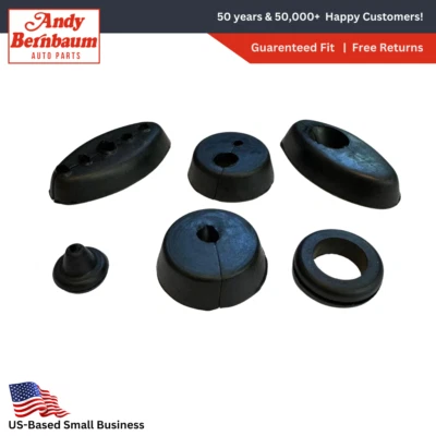 1939-1950 DeSoto Chrysler Dodge Plymouth Firewall Grommet Set 6 Pieces. - Image 1 of 4