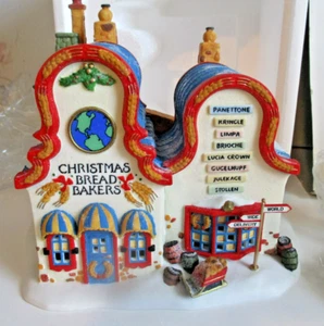 Dept. 56 North Pole Series "Christmas Bread Bakers" 1998 with Box and Light - Picture 1 of 6