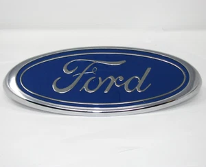 FORD OEM GRILL EMBLEM OVAL BADGE Part # E5HT-16637-CA - Picture 1 of 5