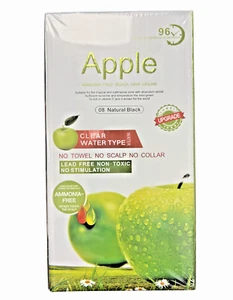 Apple Ammonia-Free Black Hair Cream | 08 Natural Black Clear Water Type | 500ml - Picture 1 of 4