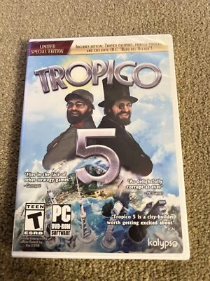 Tropico 5: Limited Special Edition (PC, DVD-ROM, 2014) NEW FACTORY SEALED - Image 1 of 4
