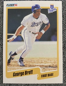 1990 Fleer #103 George Brett Royals Hof - Bild 1 von 2