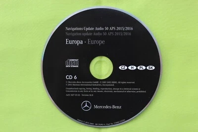 CD NAVIGATION MERCEDES BENZ AUDIO 50 APS POLEN TSCHECHIEN 2016 CLS E SLK NTG1 - Bild 1 von 2