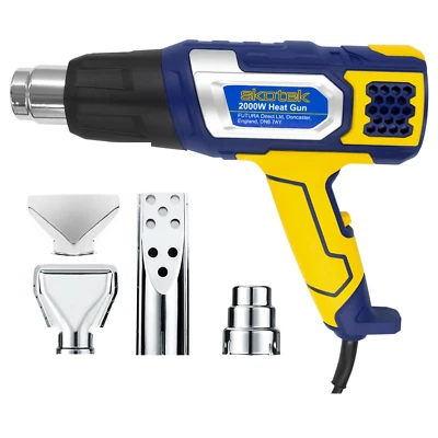 2000W Heat Gun Paint Stripper Variable Heat Setting Hot Air Skotek