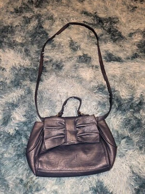 Navy handbag with bow - Image 1 of 4