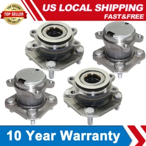 4pack Front & Rear Wheel Bearing Hub for 2007 2008 - 2012 Nissan Sentra 2.0L L4 - Picture 1 of 8