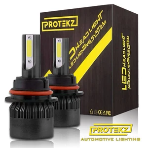 H13/9008 LED Headlight Bulbs Kit 60W 12000LM 6500K Xenon White High/Low CSP Chip - Picture 1 of 12