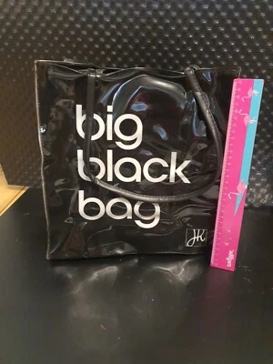 Сумка с короткими ручками joseph ribkoff большая черная сумка Grand Sac нуар ПВХ большая винтажное состояние черная белая - Изображение 1 из 4