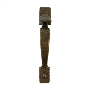 National Lock Vintage Hammered Brass Cabinet Door Drawer Handle N1 F0-3728-001 - Picture 1 of 6