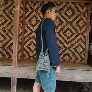 handmade small jarog bag badui wood fiber natural fibre Artocarpus odoratis