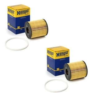 LAND ROVER OIL ELEMENT FILTERx2 DEFENDER DURATORQ PUMA TDCI LR030778 HENGST - Picture 1 of 1