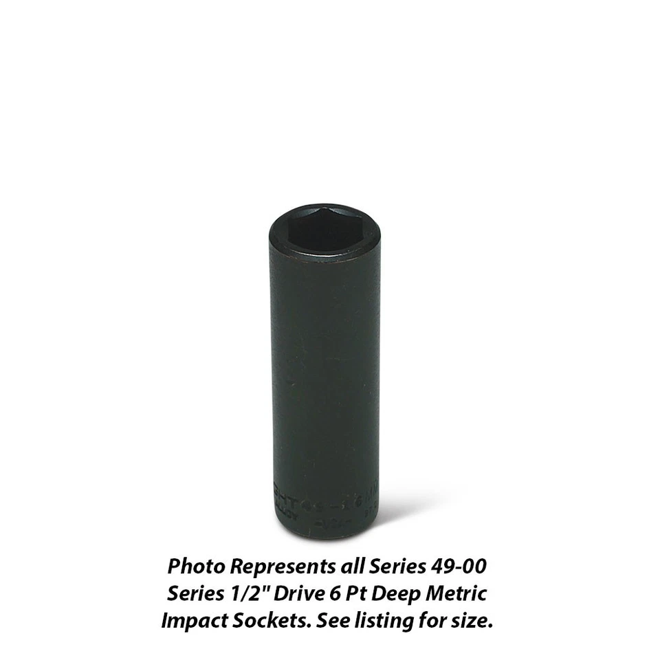 Herramienta Wright 49-19MM 19mm 1/2" Dr. 6 Pt. Enchufe de impacto métrico profundo Foto 1 de 1