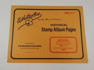 Sello White Ace United States Emisiones Regulares Suplemento Completo "RSC-11" 1987 - Imagen 1 de 2