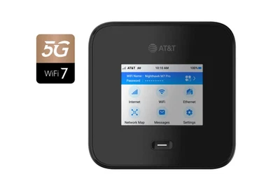 Nighthawk® M7 Pro 5G WiFi 7 Mobile Hotspot Router Locked to AT&T | M7 Pro MR7400 - Image 1 of 4