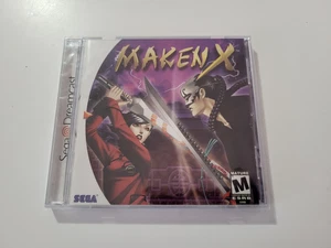 Maken X (Sega Dreamcast, 2000) New Factory Sealed Y-Folds (Very Small Tears) - Picture 1 of 7