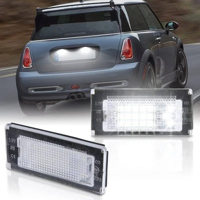 2X PLACCHETTE A LED LUCI TARGA SPECIFICHE MINI COOPER R50 R52 R53 6000K CANBUS - Imagen 1 de 4