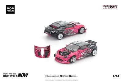 POP RACE (Pre-order) POPRACE 1/64 1087x GT86 Team Diecast Mdoel Car
