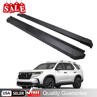2X estriberas barras laterales pedales para Honda Pilot 600 lb peldaños laterales 2023-2025 Foto 1 de 4