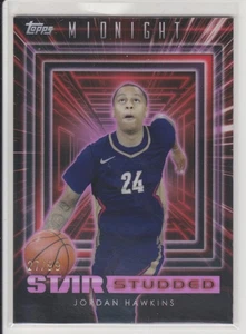 Jordan Hawkins 2023-24 Topps Midnight Star Tachonado Crepúsculo #/99 - Imagen 1 de 1
