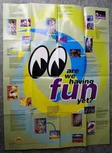 Sega Genesis Sega CD Promo Poster “Are We Having Fun Yet?” Virgin Games 1990s - Picture 1 of 7
