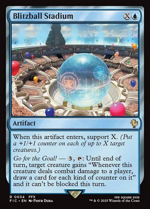 Magic - Blitzball Stadium - Rare/Artefakt - Commander: MTG-FINAL FANTASY - EN/NM - Bild 1 von 2