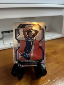 2021-22 Panini Prizm - Anthony Edwards #37 Silver Wave Prizm - Picture 1 of 2