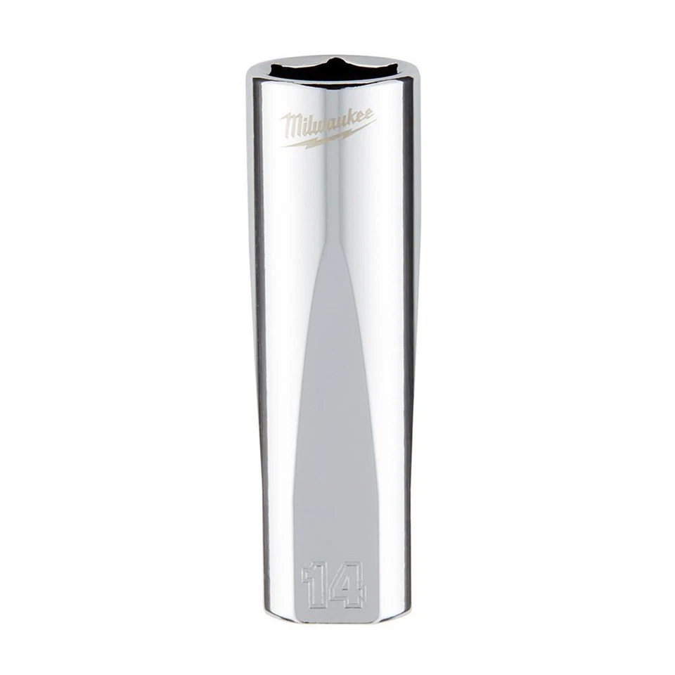 Milwaukee 45-34-0014 3/8 Drive 14mm Metric 6-Point Deep Socket - Image 1 of 1