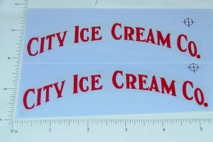 Pair Steelcraft City Ice Cream Co. Sticker Set SC-015 - Picture 1 of 1