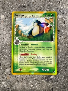Pokemon TCG Cards Snorlax 10/101 Dragon Frontiers Holo Rare EXC-NM - Picture 1 of 9