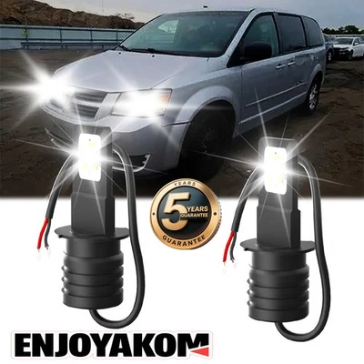 Kit de bombillas antiniebla LED para Dodge Grand Caravan 1993-2000 6000 k 2 piezas Foto 1 de 4