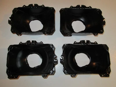 Cucharones de faros cuadrados 87 91 Ford Crown Victoria 88 89 90 Lincoln Town Car 86 Foto 1 de 3