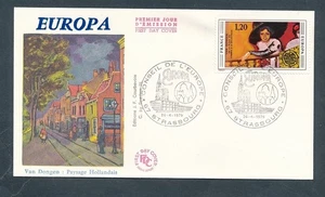 D447067 France FDC Europa CEPT 1975 Paintings Art - Picture 1 of 1
