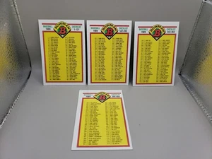 1989 Bowman Baseball alle Checkliste viele 4 Karten fast neuwertig - Bild 1 von 6