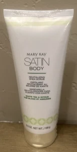 MARY KAY SATIN BODY~REVITALIZING SHEA SCRUB~WHITE TEA AND CITRUS~ New Sealed - Picture 1 of 2